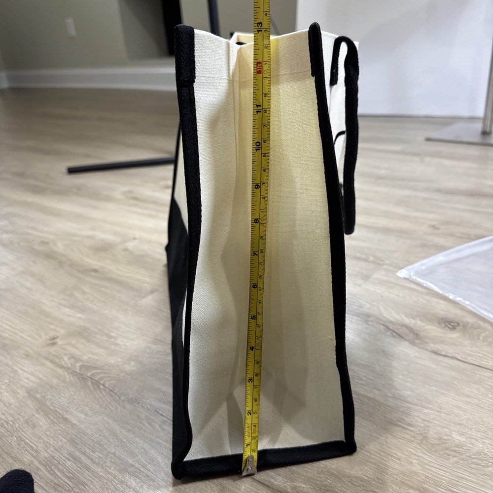 Initial Canvas Tote Bag Letter "B" - Picture 6 of 9